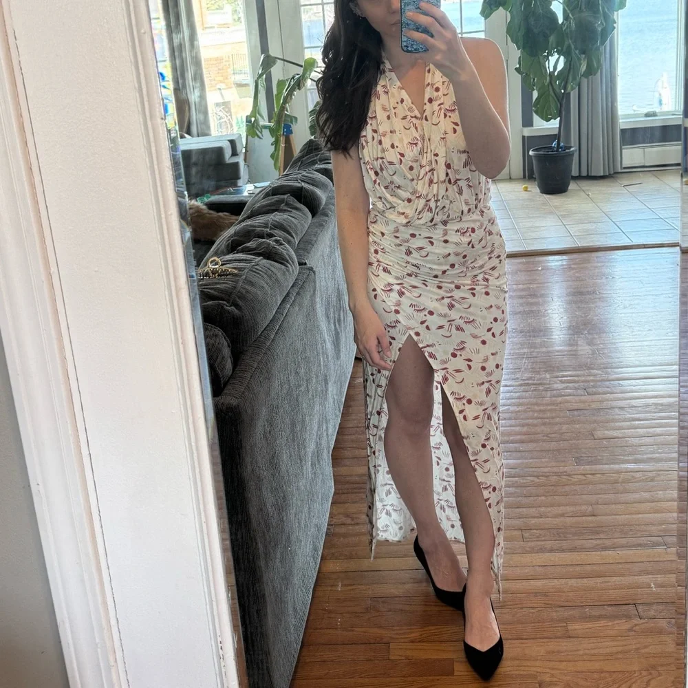 Free People Women’s XL Daria Graphic Maxi Dress - Picture 1 of 10
